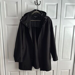 Kenneth Cole Men's Black Hooded Jacket - Size L